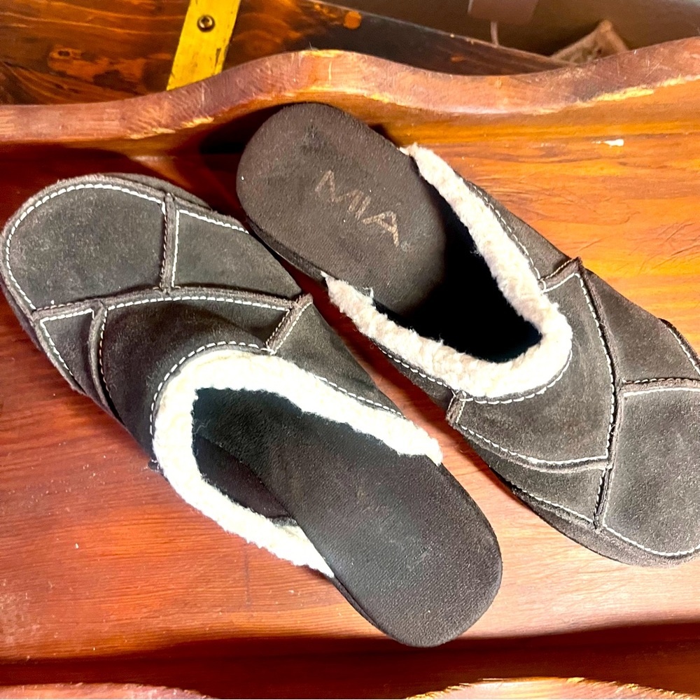 MIA Amsterdam, leather clogs/mule